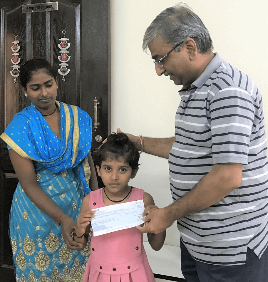 School Education fees sponsored by Prabhakaran AG